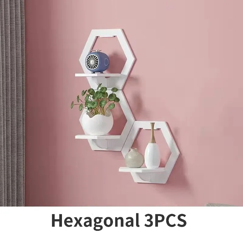 3 piezas hexagonales.