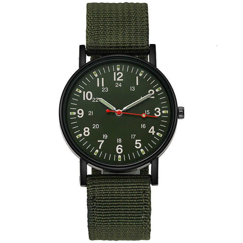 Green Canvas Style  Watch