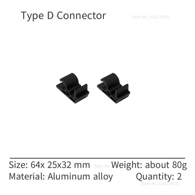 Color:D type connector