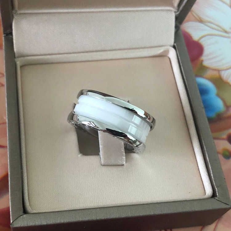 Platinum White Ceramic (double Ring)