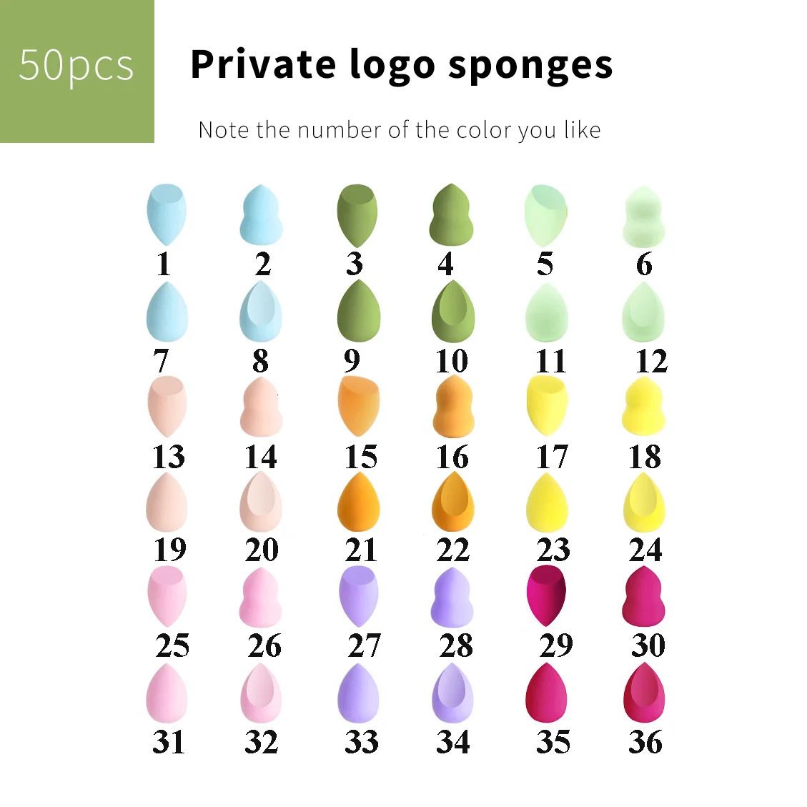 50pcs Logo personnalisé2