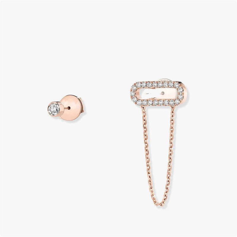 NO.2 rose gold earrings