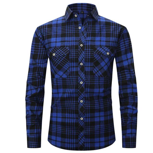 Checked Shirt Men 02