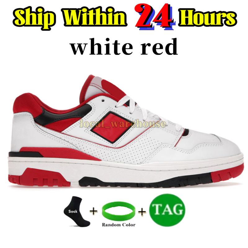 04 white red