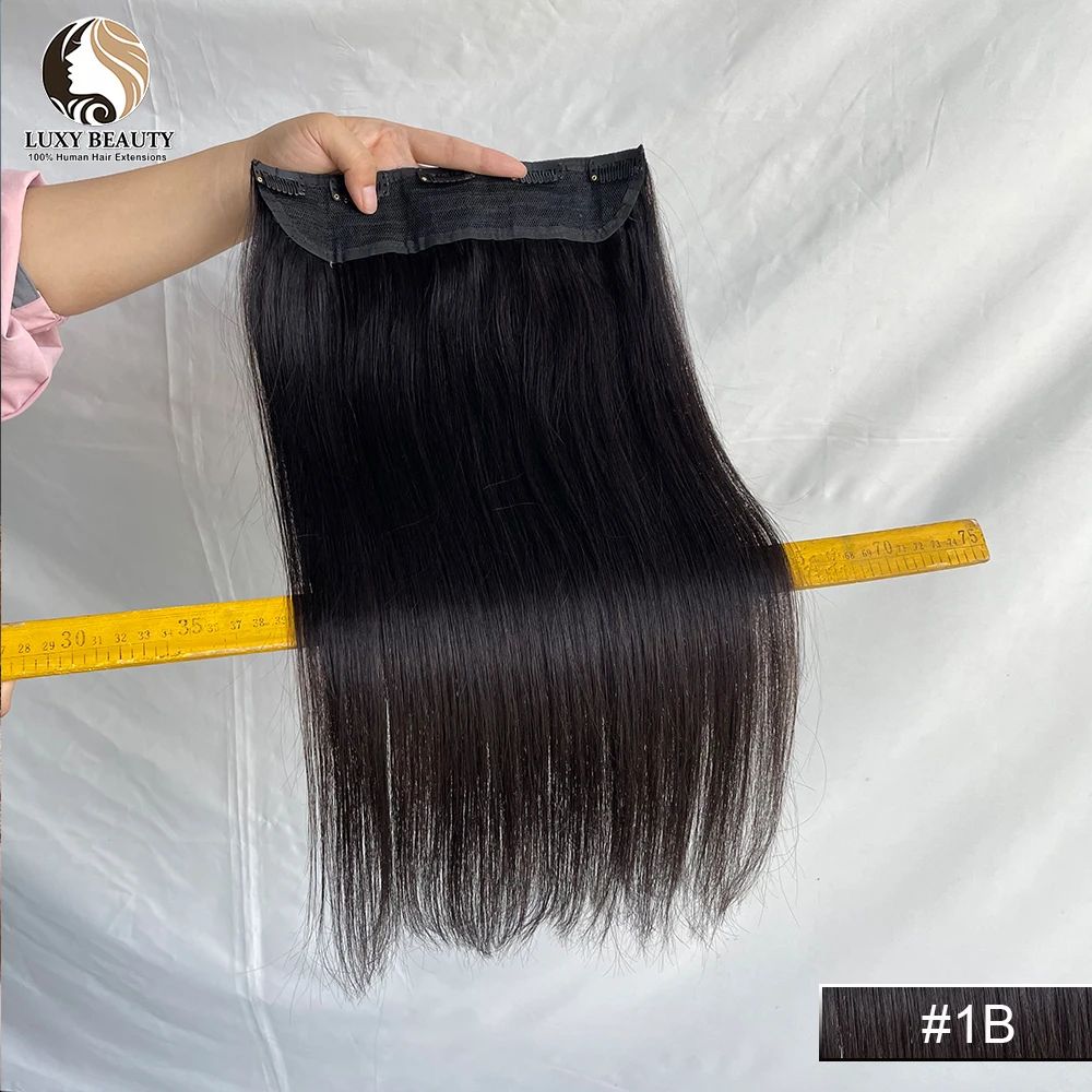 Kleur: #1BUitgerekte lengte: 18 inch