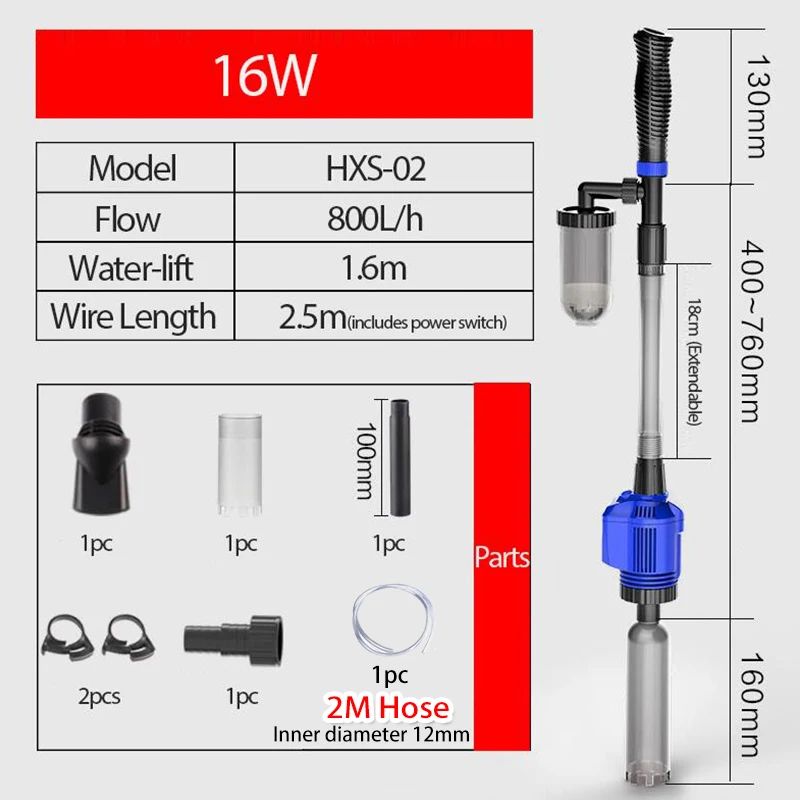 with 2m Hose Set-Us Adapter