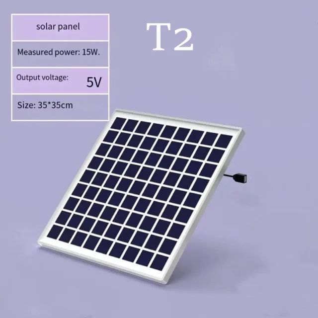 Color:T2 solar panel