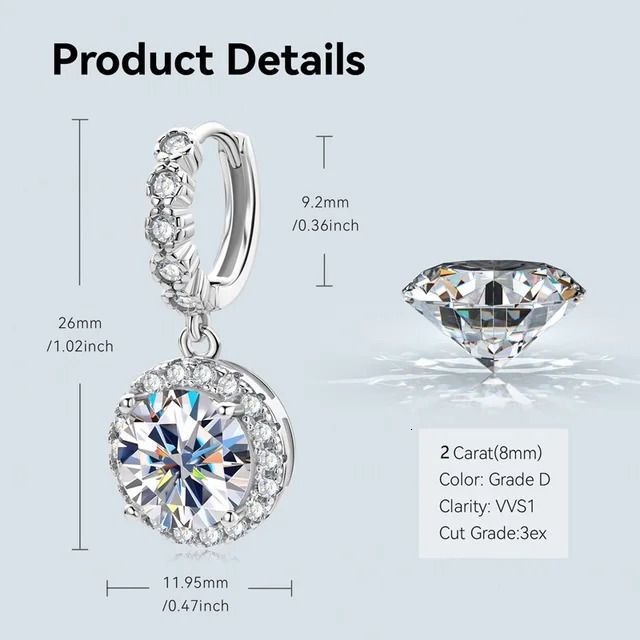 Or blanc 2,0 carats