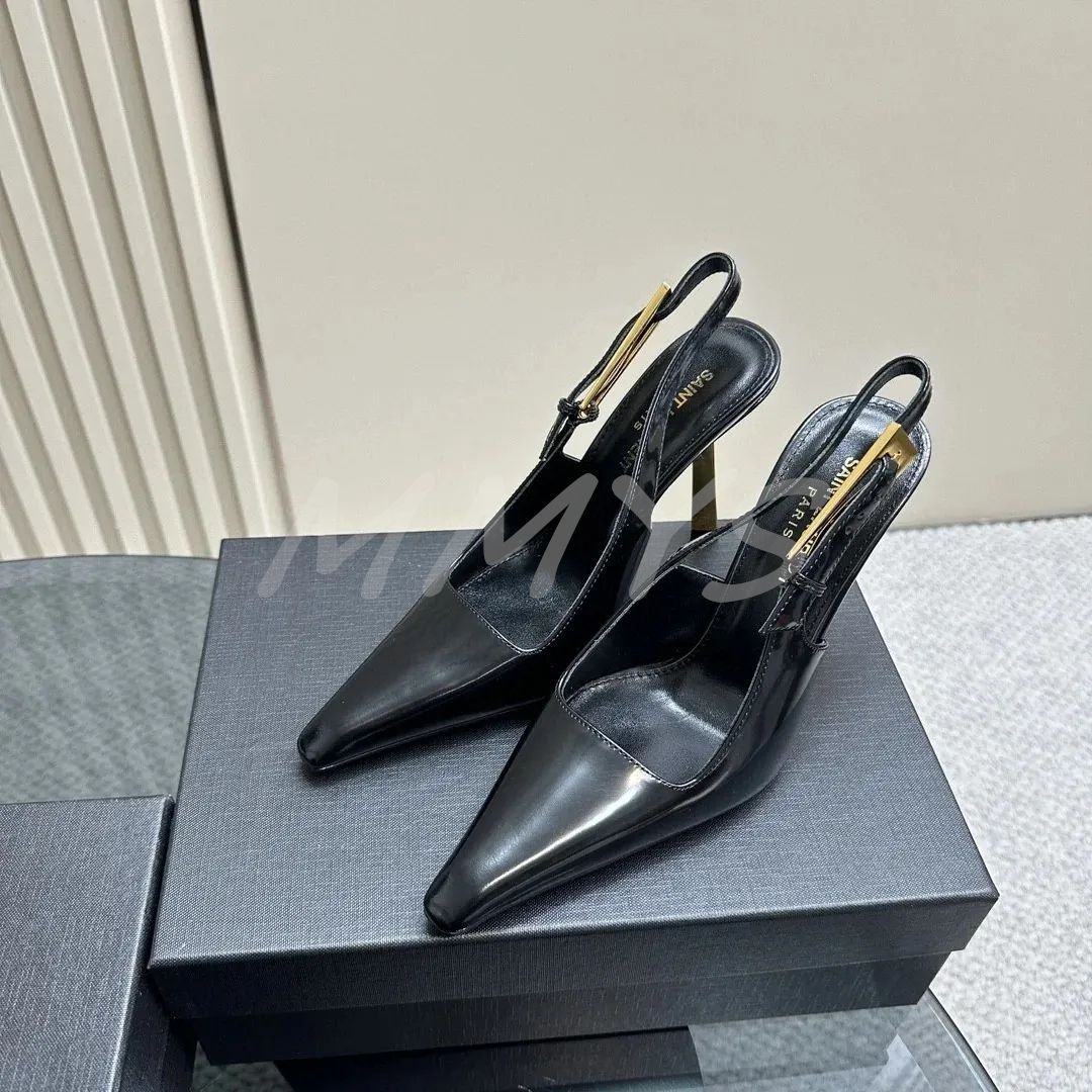 Black -Gold heel-7CM