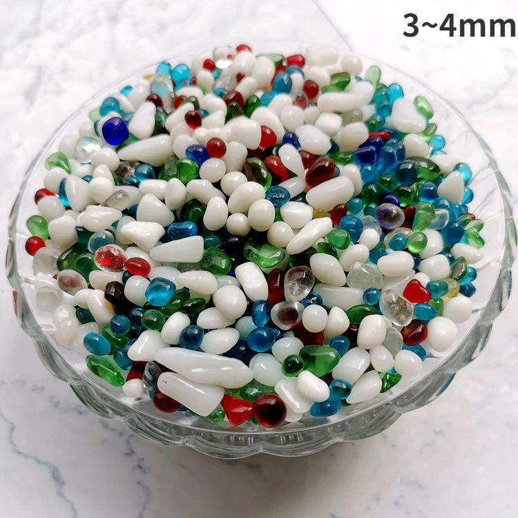 Color:3-4mm colorful beads