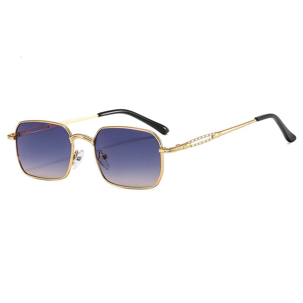 Gold Frame Gradient Blue Yellow