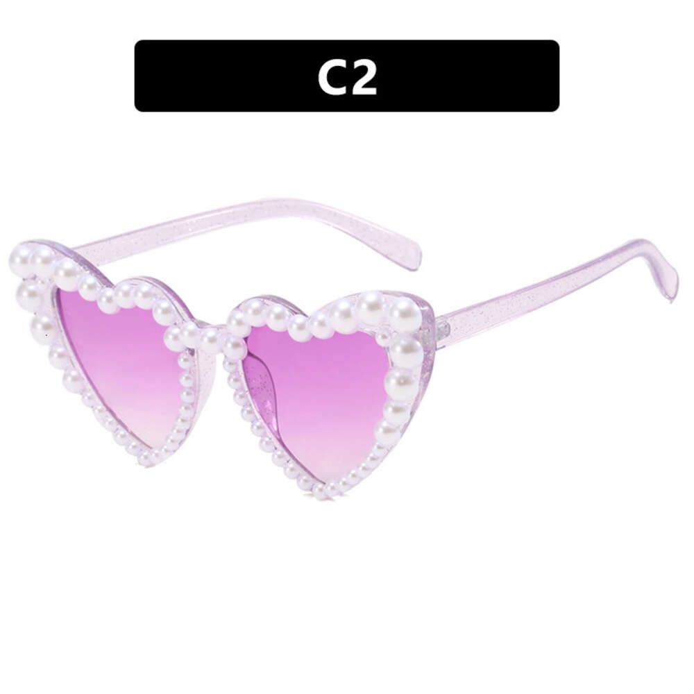 Sparkling Pink  Purple Frame Double P