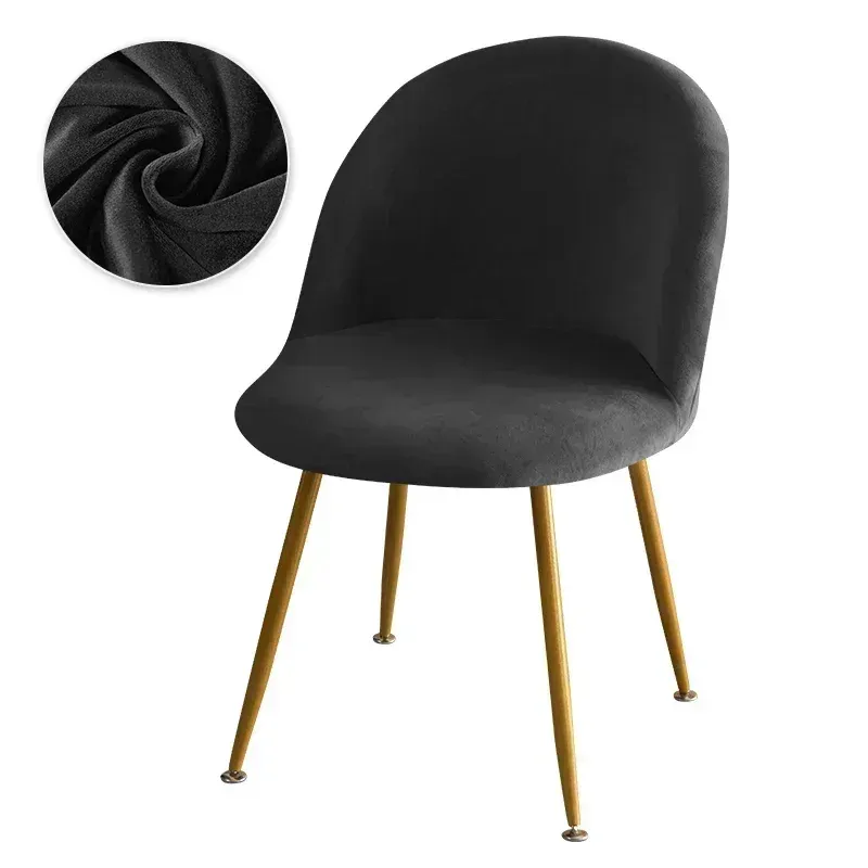 1PC chair cover black