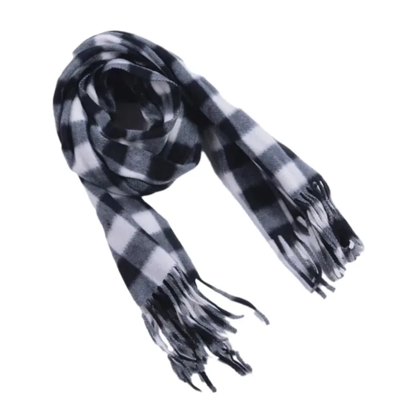 plaid noir et blanc