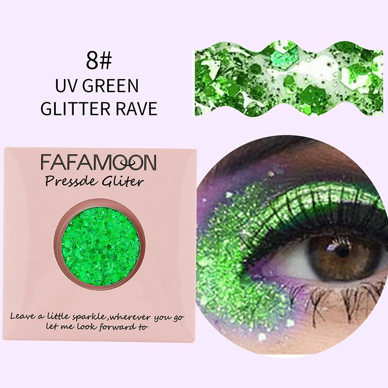 08#UV Green Glitter Ra