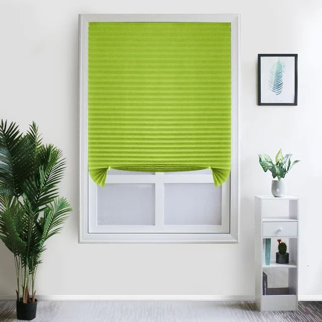 Blind Shade Green-90cm W X 180cm L