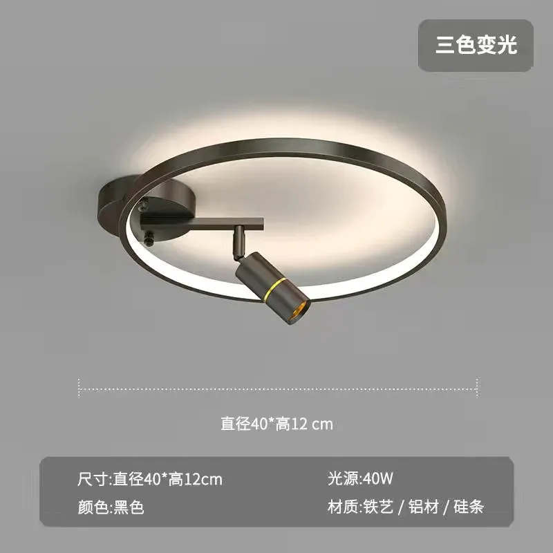 Dimmable RC Black 40cm