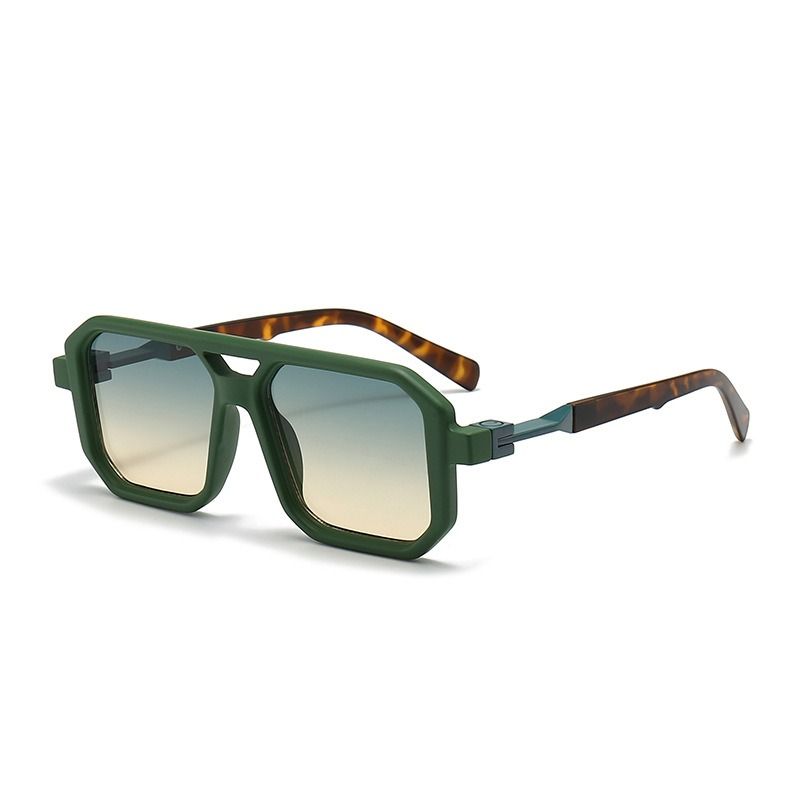 Green Leopard print frame green