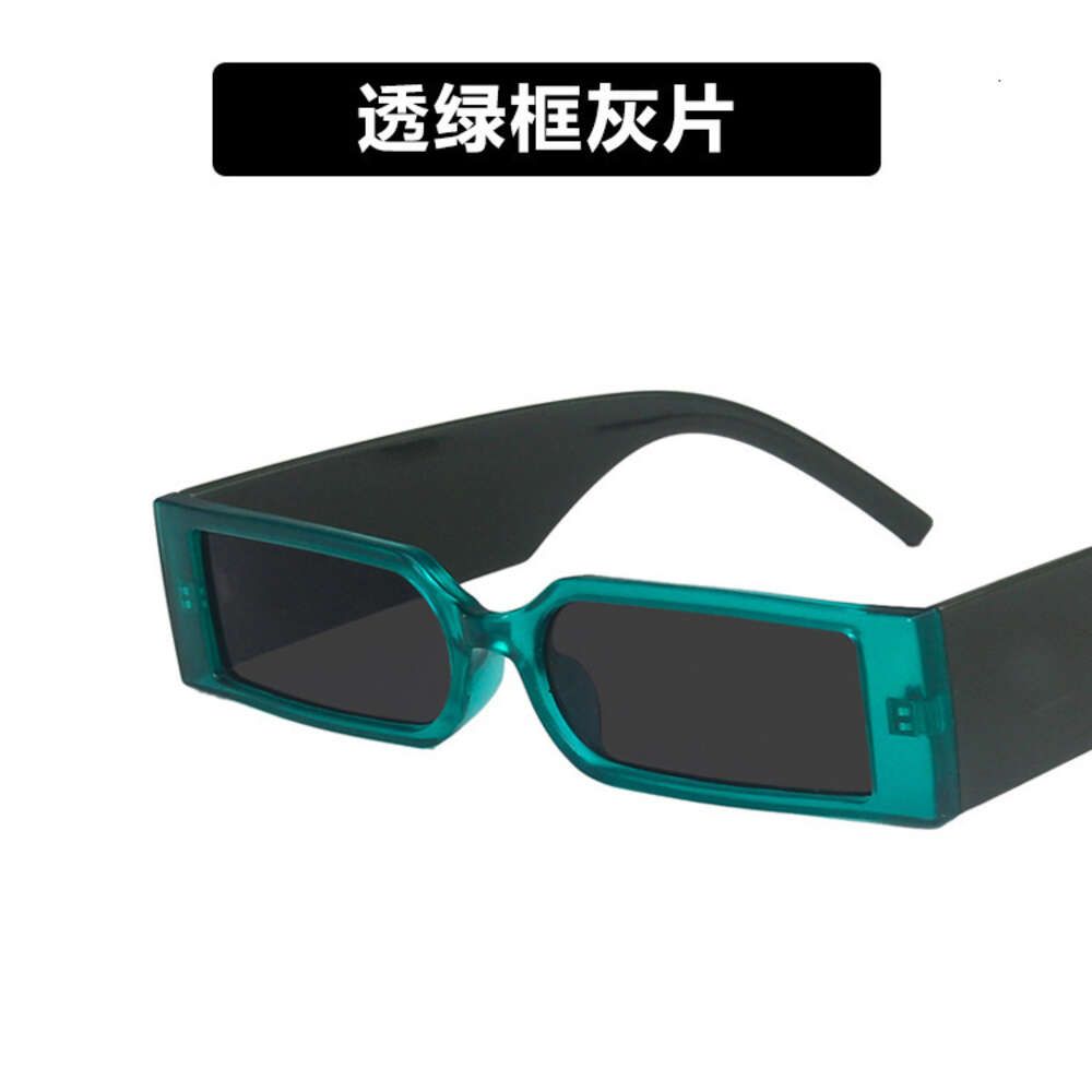 Transparent Green Frame Grey FlakeMet