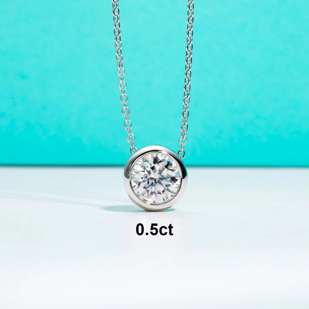 Kolye-0.5Ct-Beyaz Renk