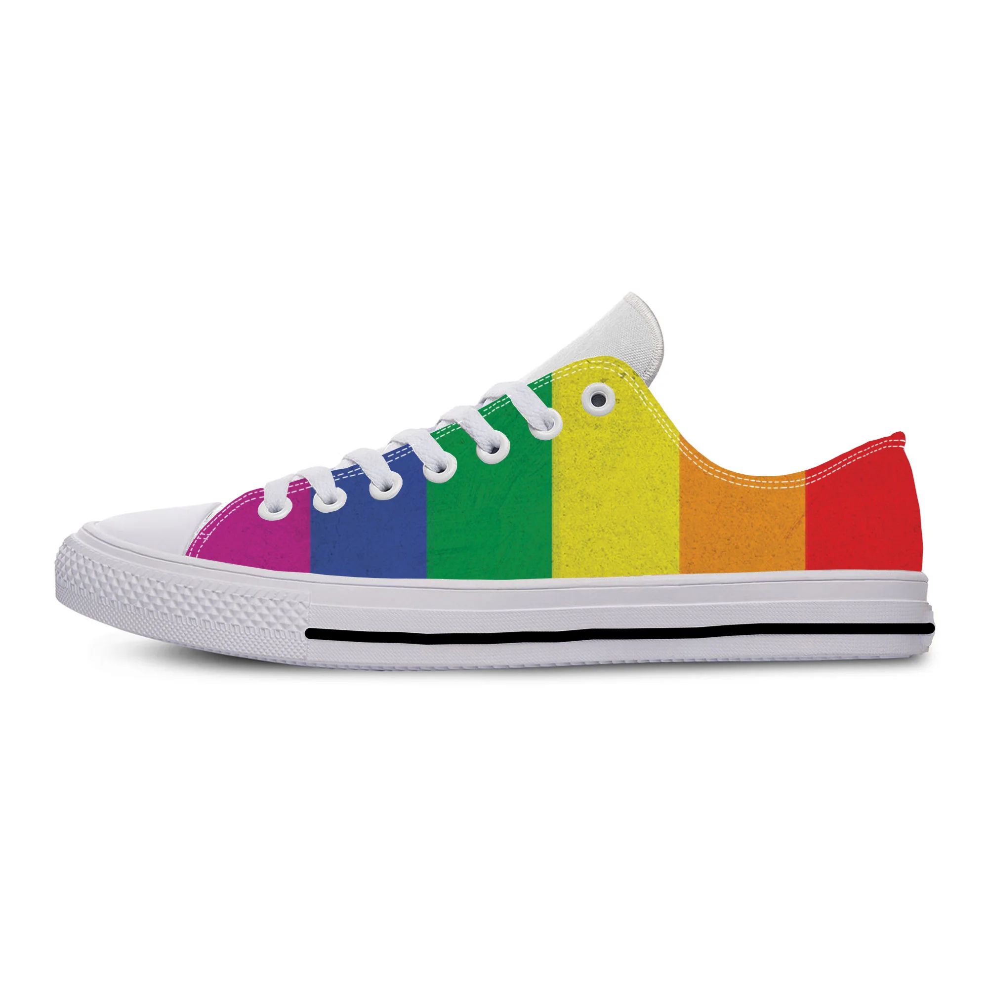 Color:Rainbow LGBT8Shoe Size:9.5