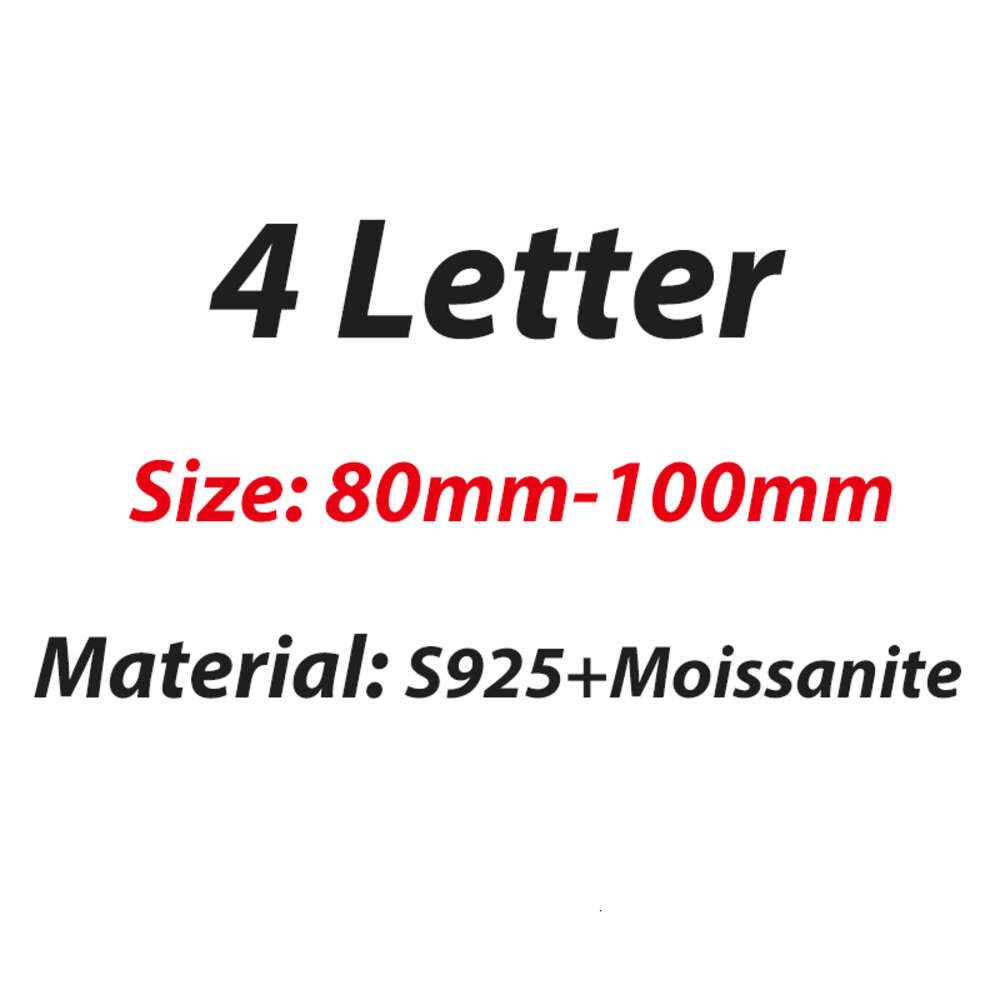 4 Letter-Silver+Moissanit