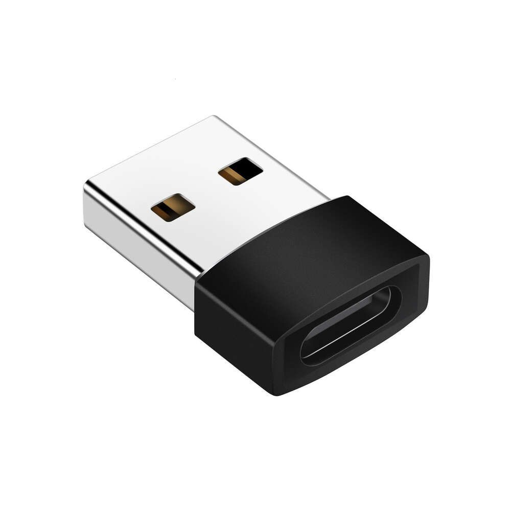 TYPE-C femelle vers USB mâle carré noir