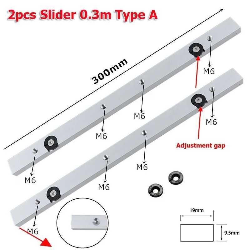 2pcs Slider 0.3m a