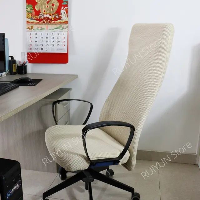 Fodera per sedia solo in pile beige