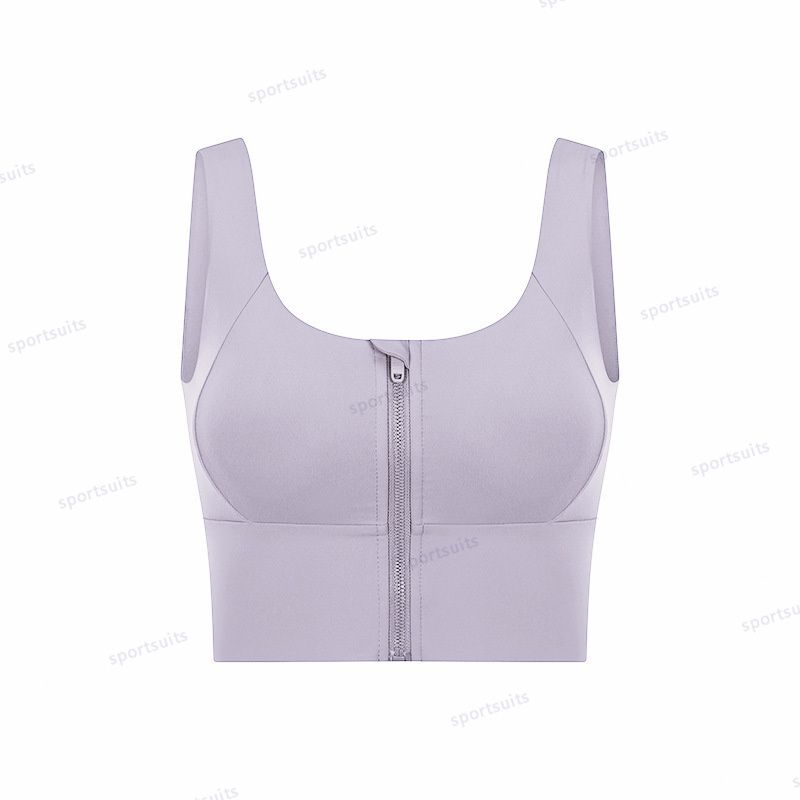 Zipper Bra Lavender Purple