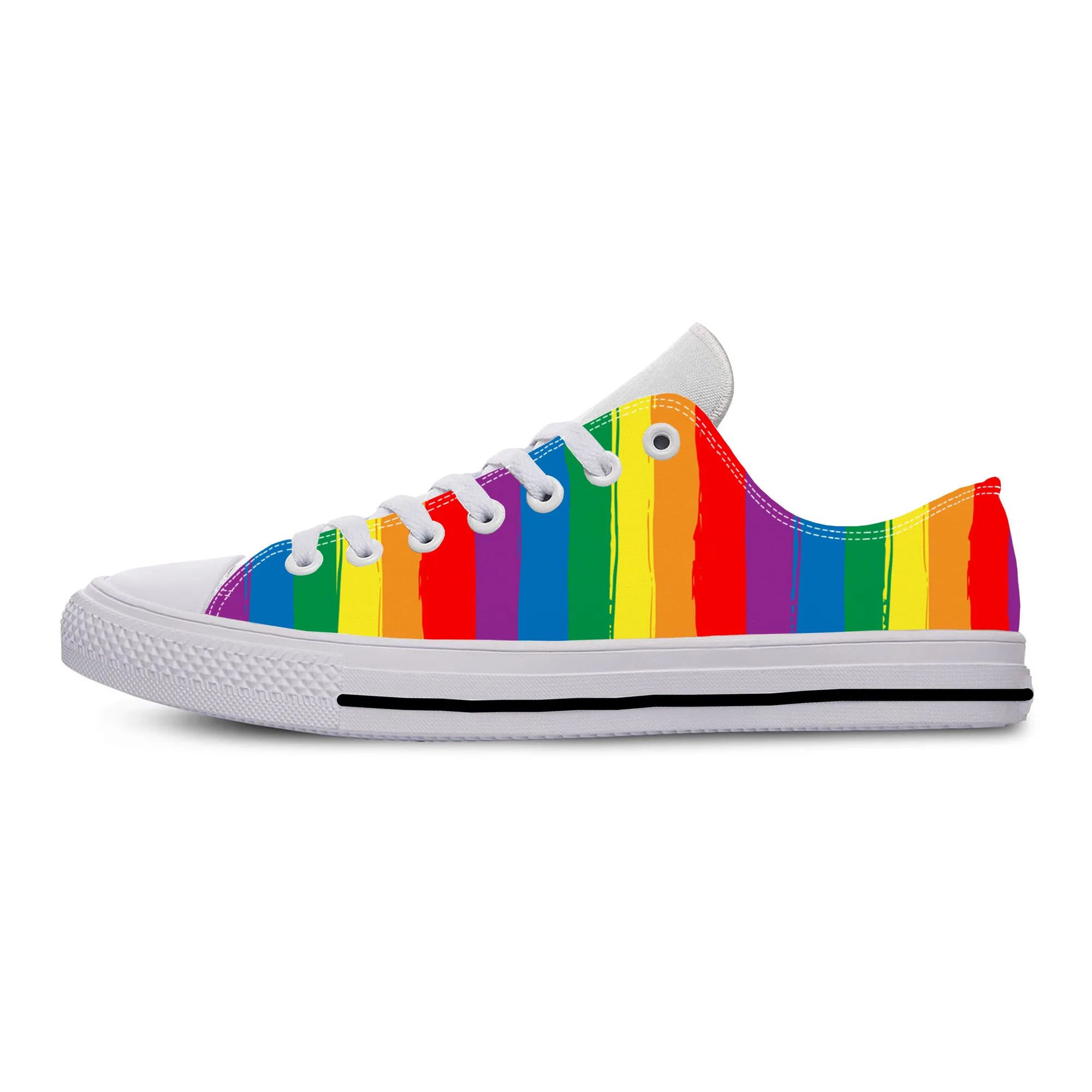 Color:Rainbow LGBT17Shoe Size:9.5