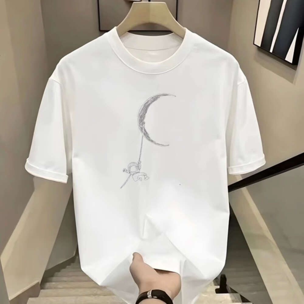 White Lunar Astronaut  Short Sleeved