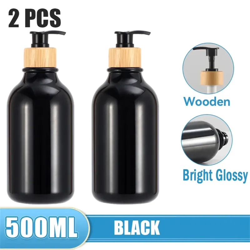 500 ml Glanzend zwart