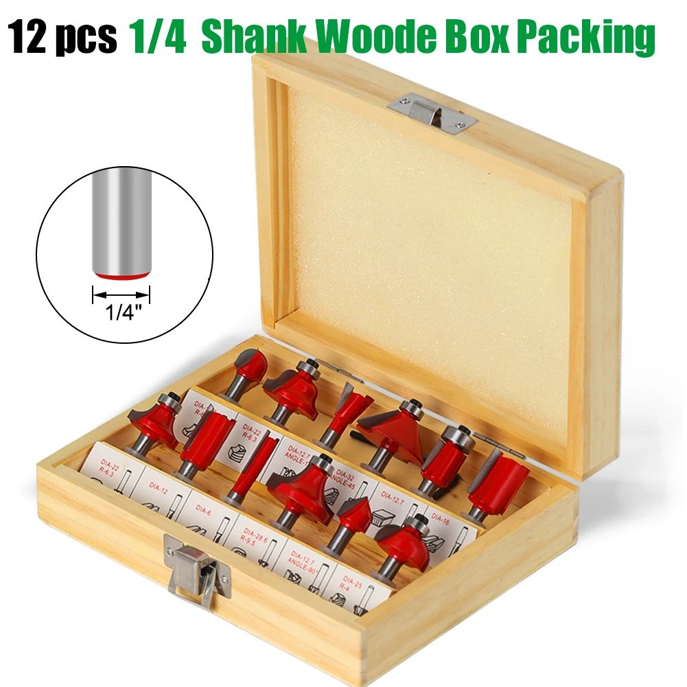 En son uzunluk: 6.35mm shank-woode