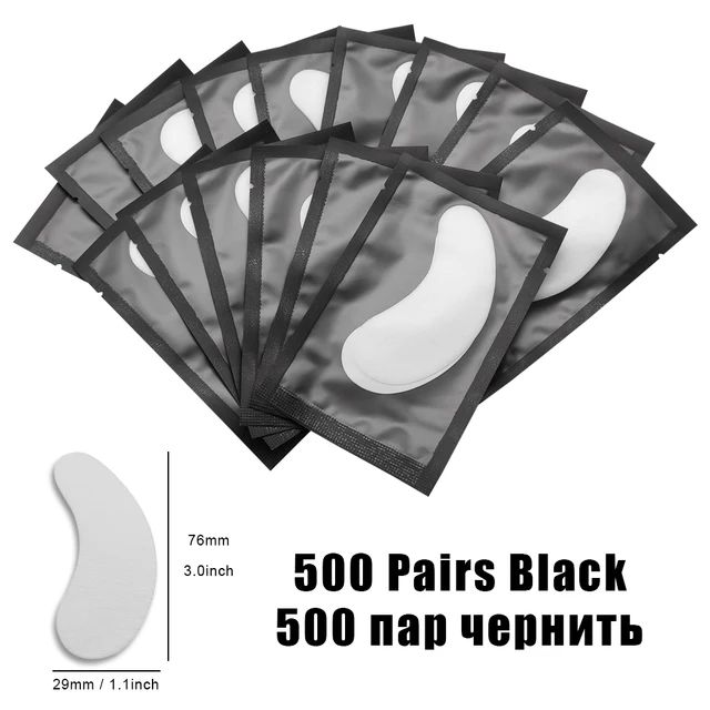 500pairs Black