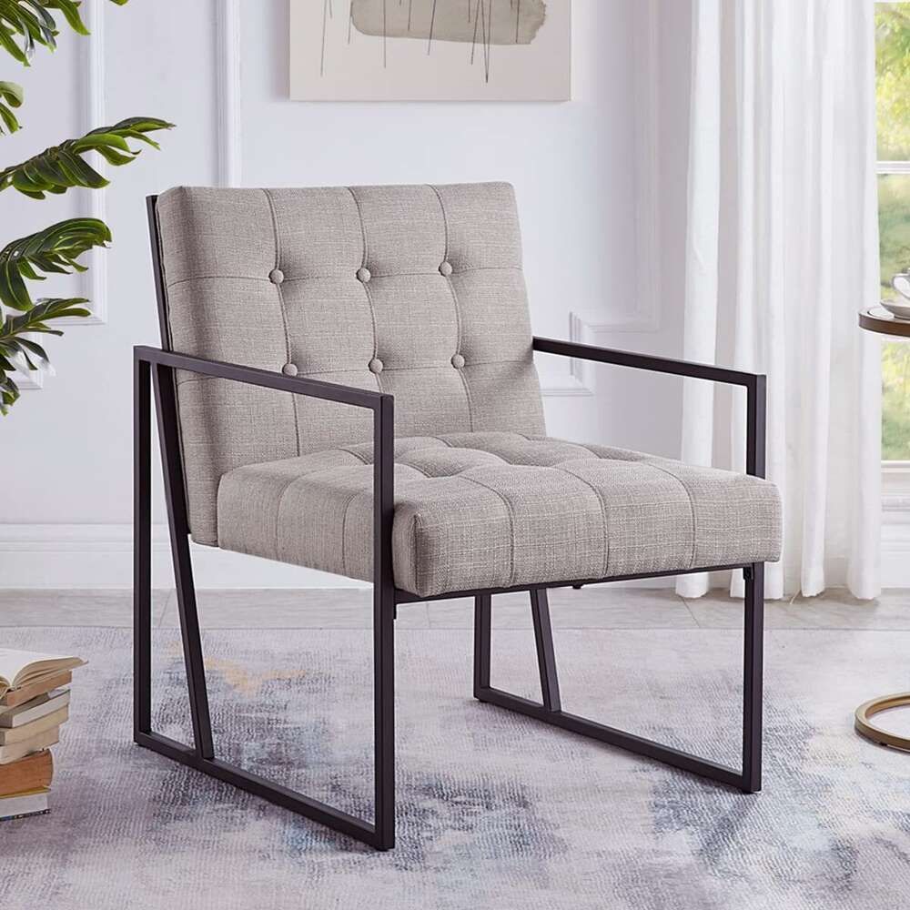 1)Linen and linen fabric-Accent Chair