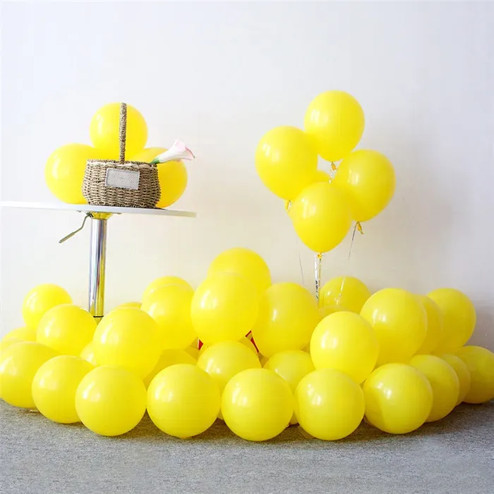 1g 5inch mini Ballon Matte D33 Yellow