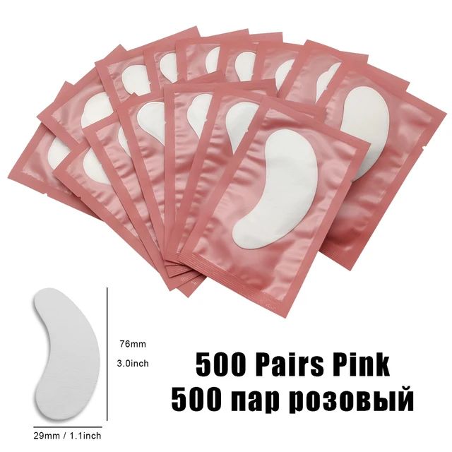 500pairs Pink