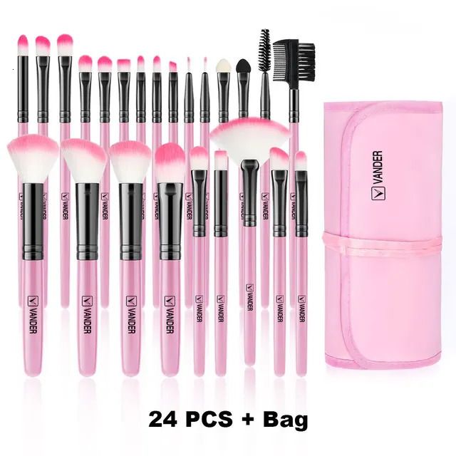 24 unidades de bolsa rosa