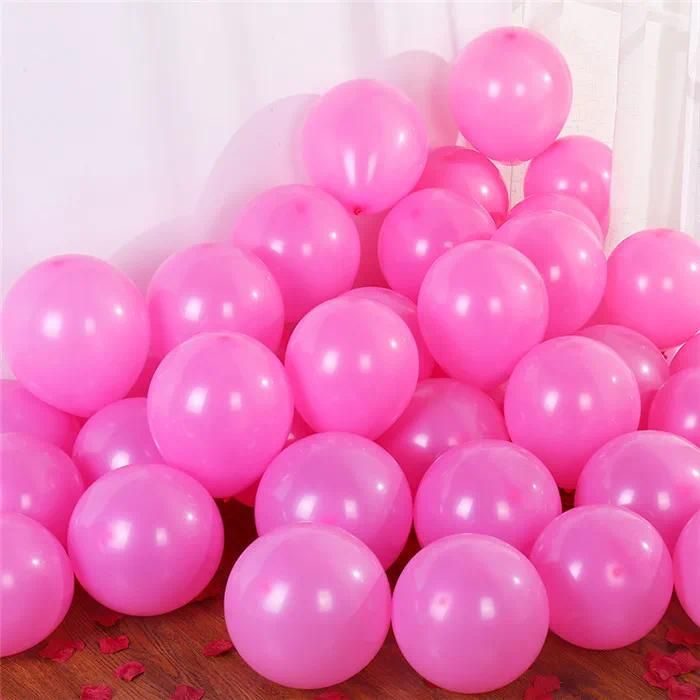 1g 5 inch mini Ballon Mat D26 Roze