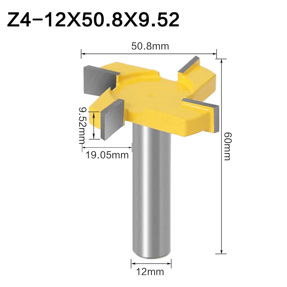 Lunghezza tagliente: gambo Z4-12mm X9.52