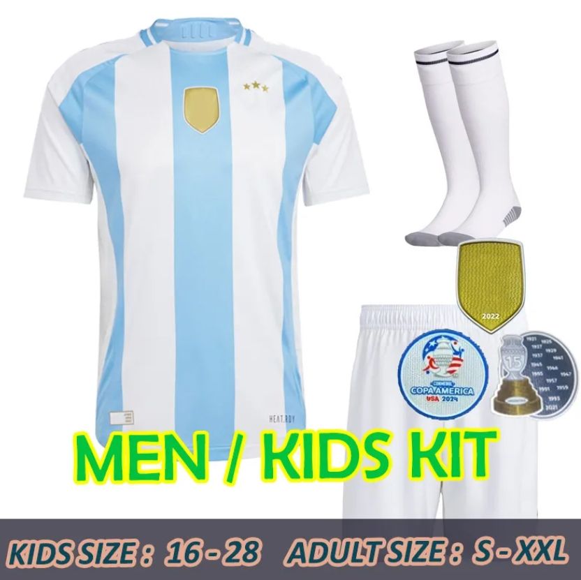Home Full Kit 2024 Copa America Patch
