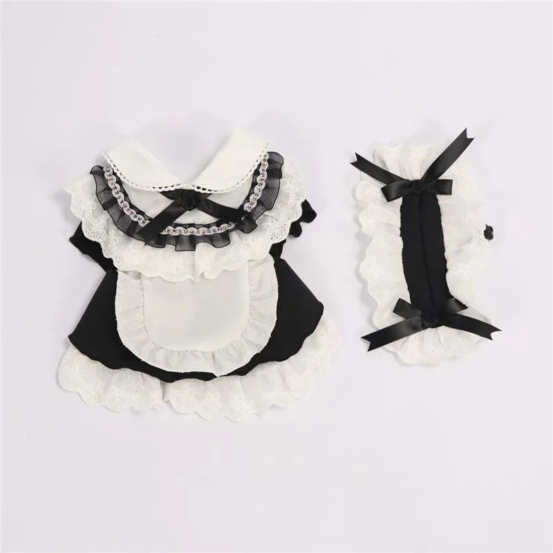 Maid Dress and Hat-M (2,5-3,5 kg)