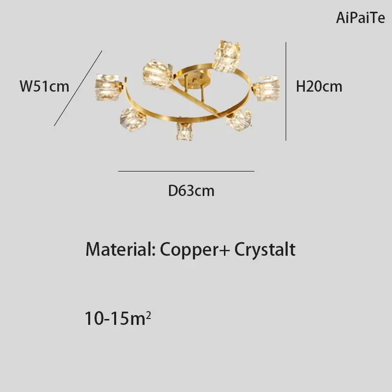 CHINA mutável B Ouro D63cm