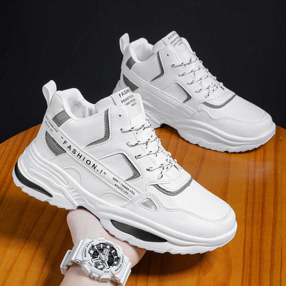 E135 Dads Mens Shoes White