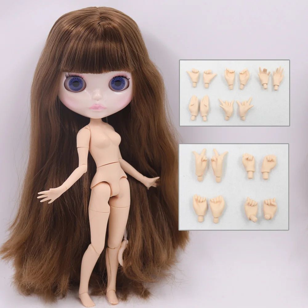 Glossy Face-Doll And Hands Ab19