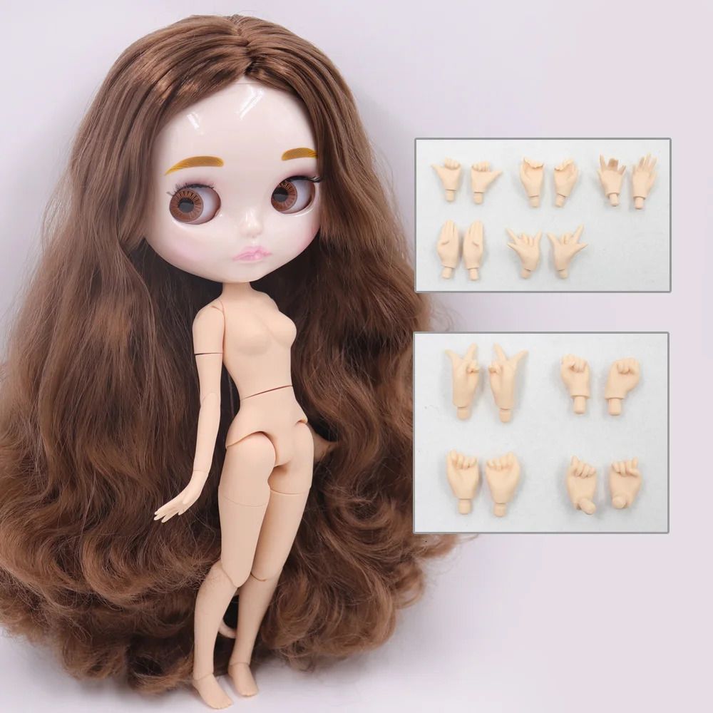 Glossy Face-Doll And Hands Ab14