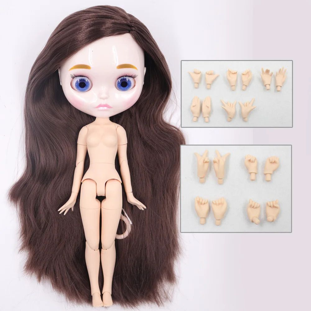 Glossy Face-Doll And Hands Ab10