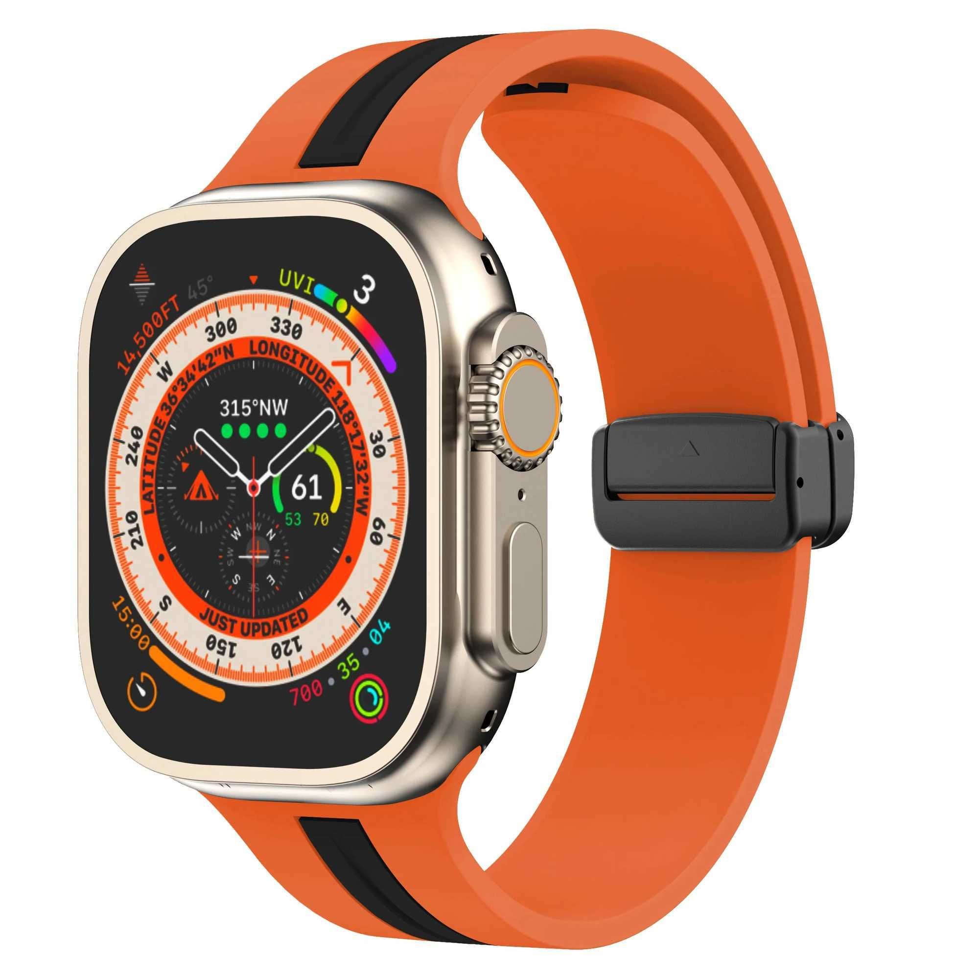 Oranje Zwart b-38mm 40mm 41mm