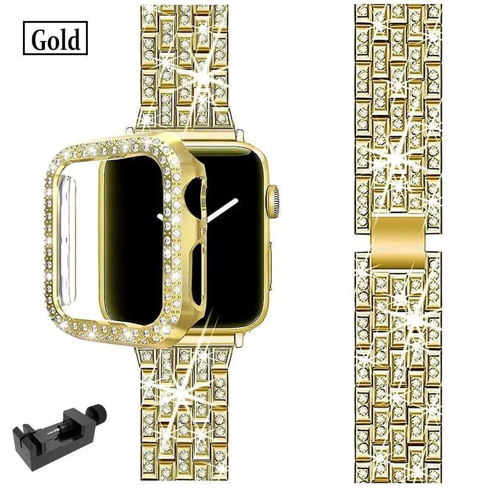 Ouro-Adequado para Iwatch 8 7 45mm